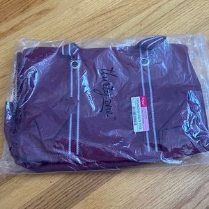 Brand new burgundy utility tote